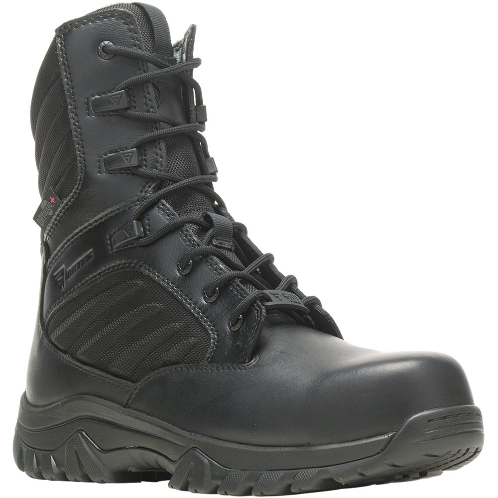 Bates GX X2 Tall Zip Dryguard Composite Toe Work Boots - Mens Black