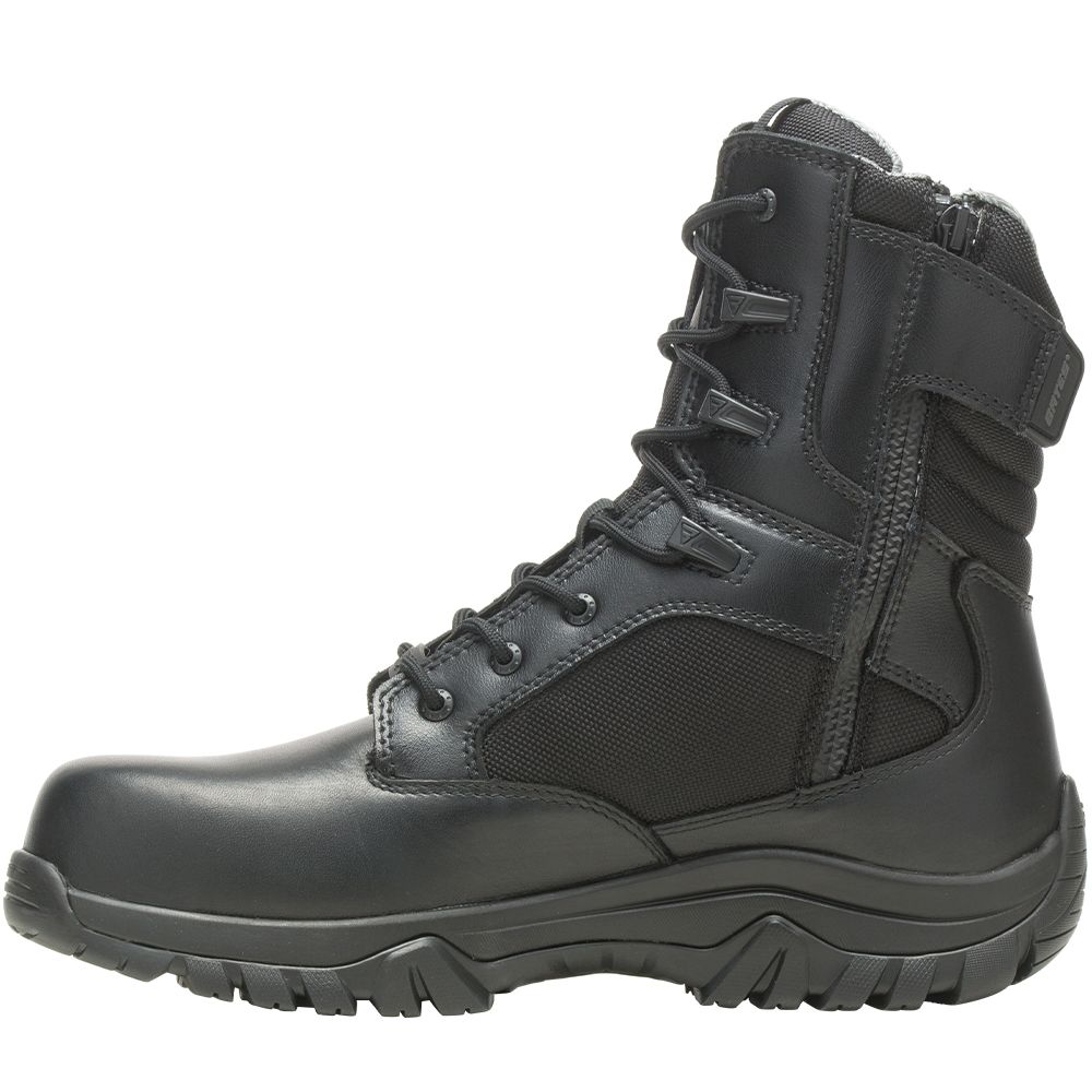 Bates GX X2 Tall Zip Dryguard Composite Toe Work Boots - Mens Black Back View