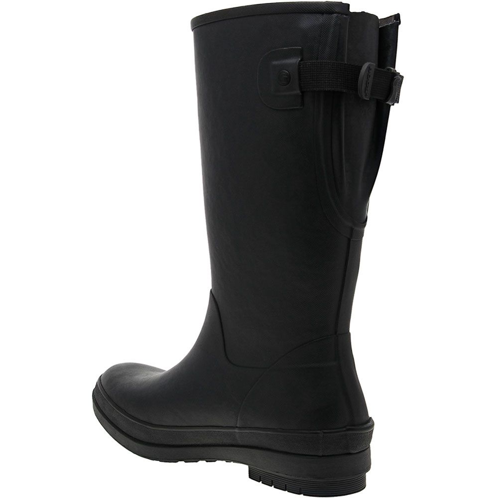 Bogs Amanda 2 Rubber Boots - Womens Black Black Back View