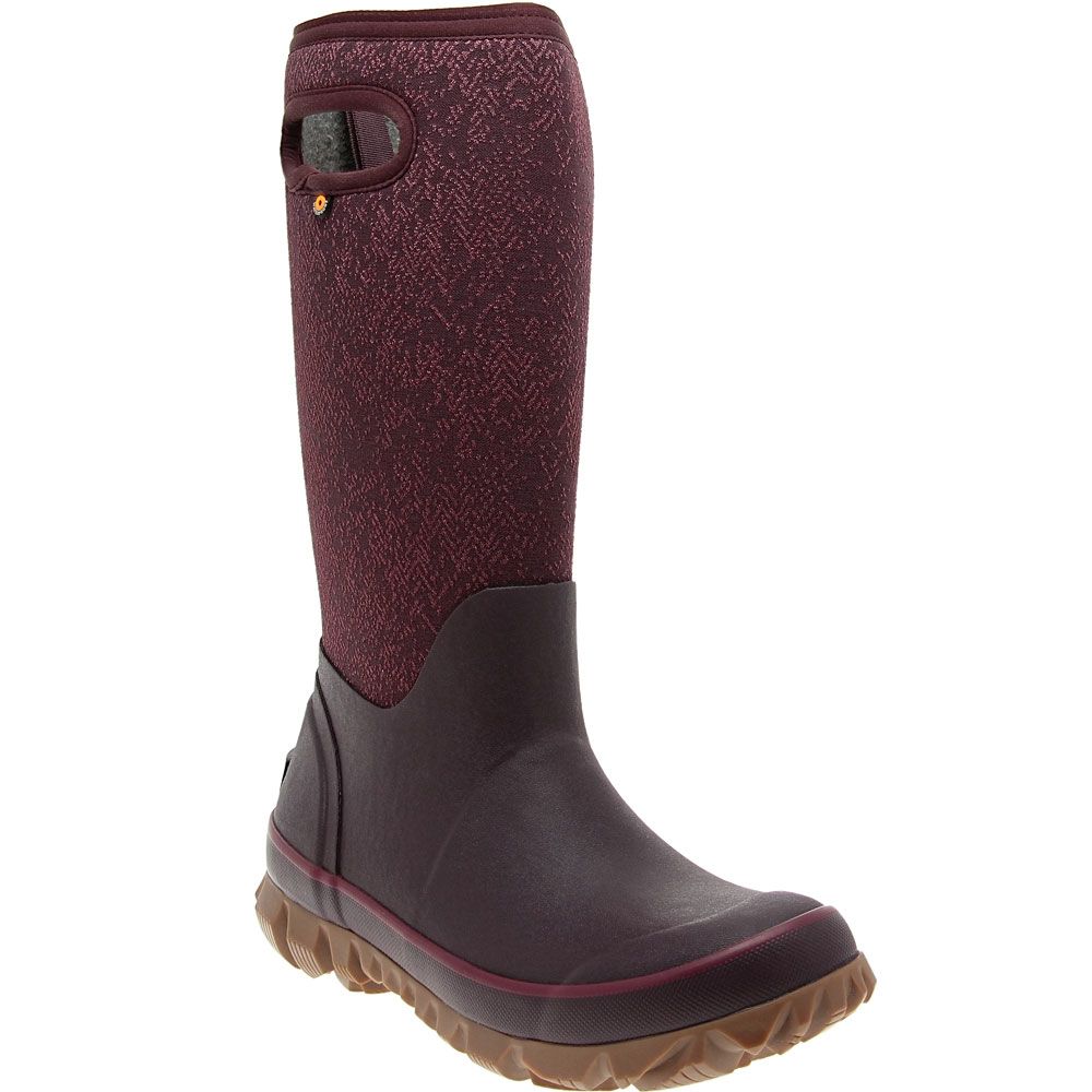 Bogs Whiteout Faded Rubber Boots - Womens Wine