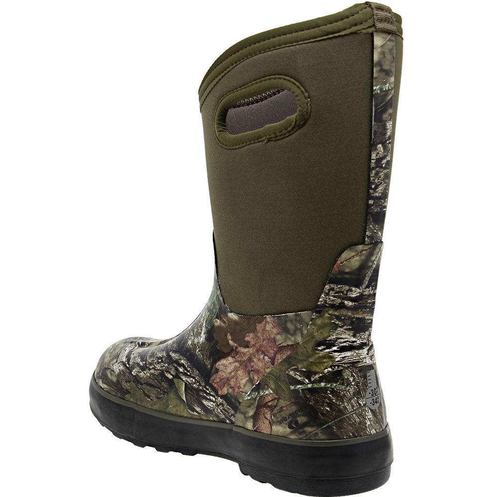 Bogs Classic 2 High Camo Kids Insulated Rain Boots Mossy Oak Back View