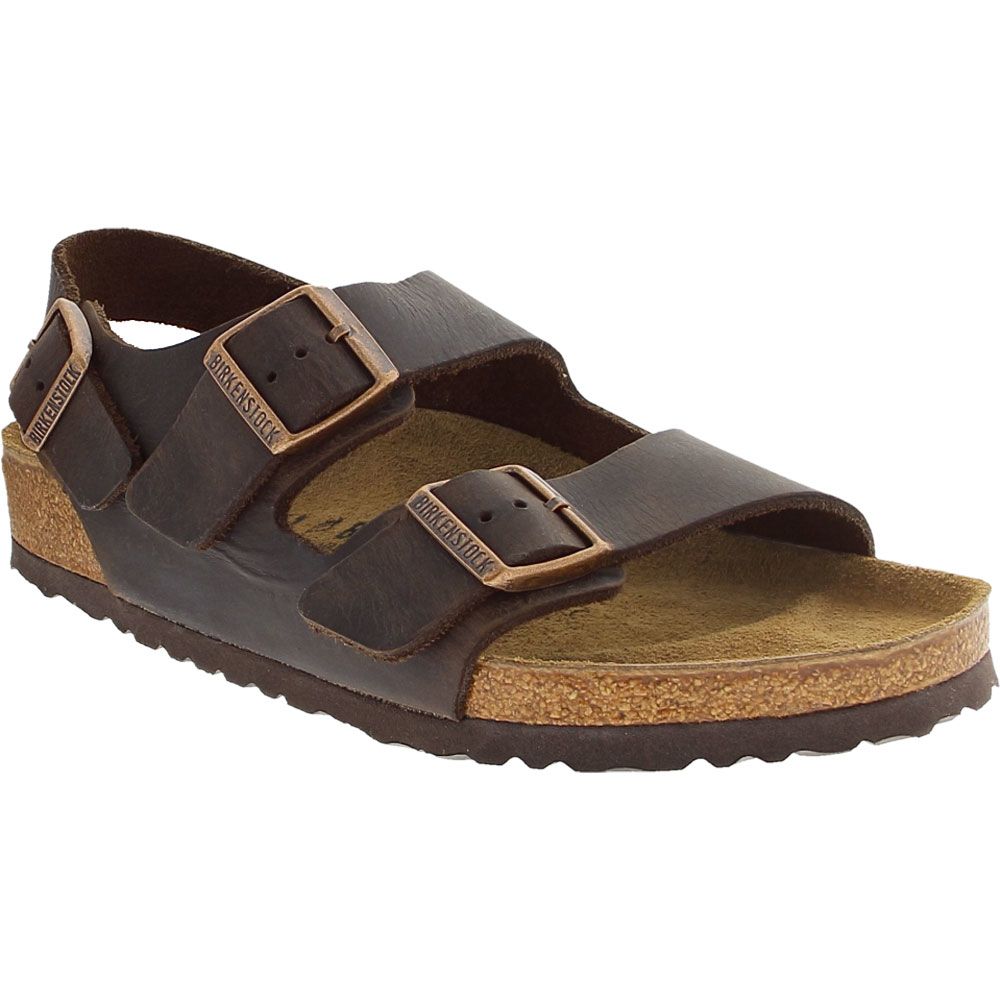 Birkenstock Milano Sandals - Mens Habana Oiled