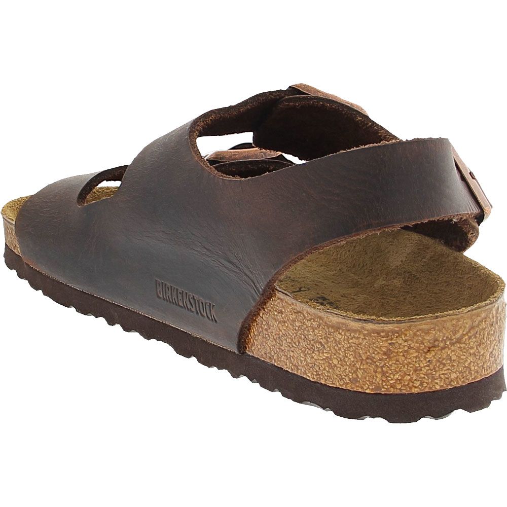 Birkenstock Milano Sandals - Mens Habana Oiled Back View