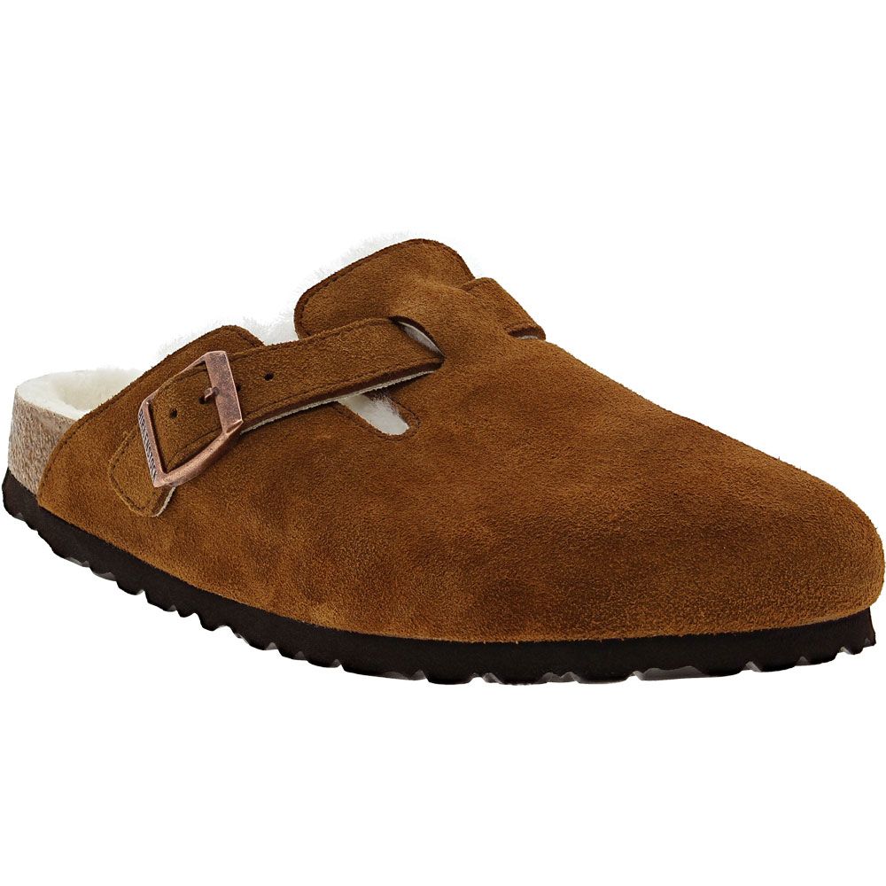 Birkenstock Boston Shearling Clogs - Womens Mink