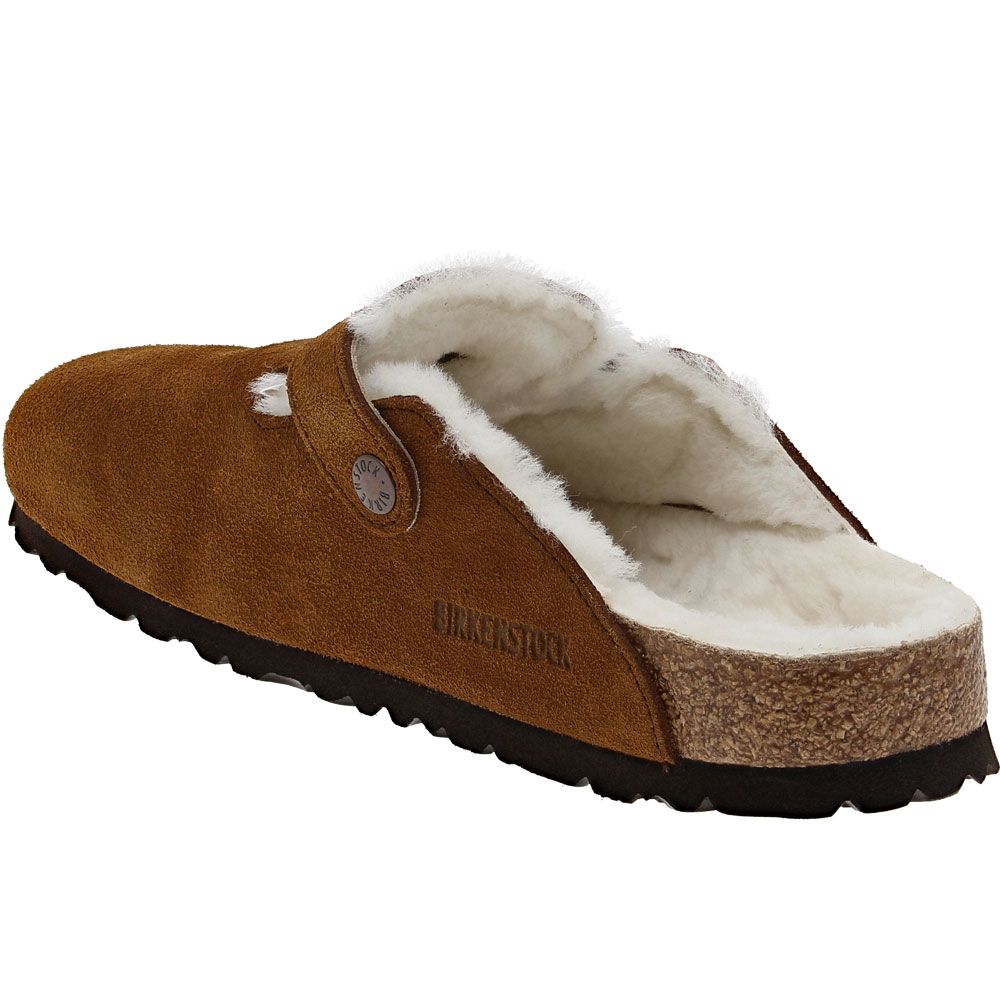 Birkenstock Boston Shearling Clogs - Womens Mink Back View