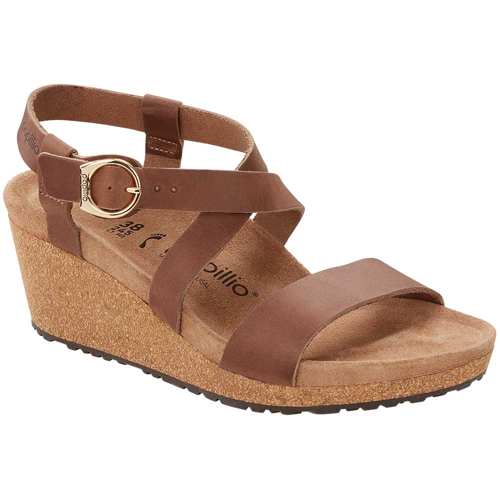 Birkenstock Papillio Sibyl Womens Sandals Cognac