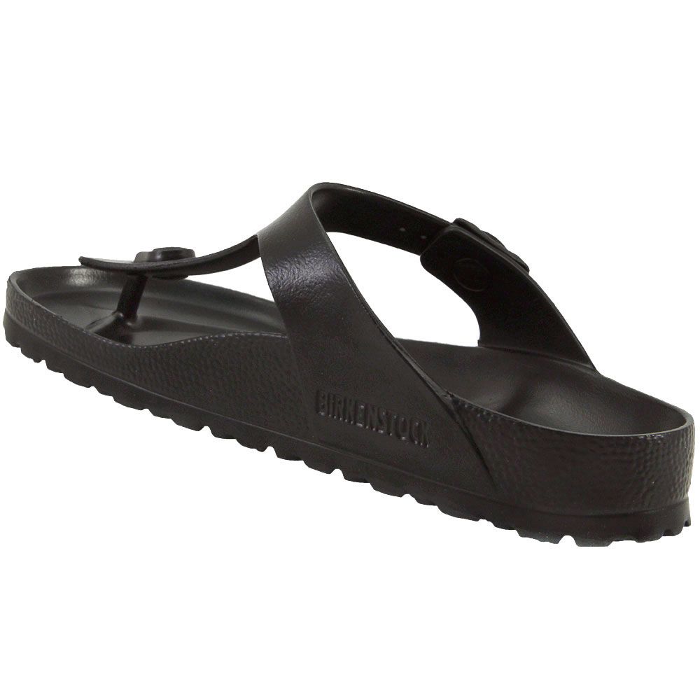 Birkenstock Gizeh Eva Flip Flops - Womens Black Back View