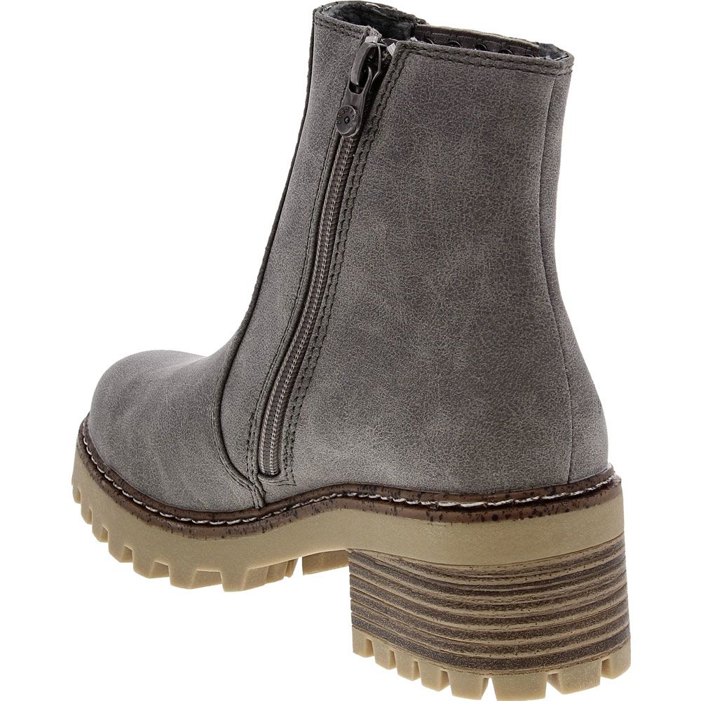 Blowfish Leah Casual Boots - Womens Smokey Grey Back View