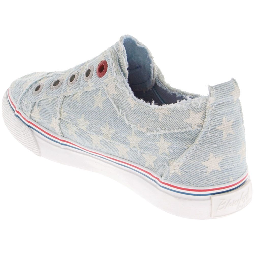 Blowfish Play K Lifestyle - Girls Ice Denim Star Print Denim Back View