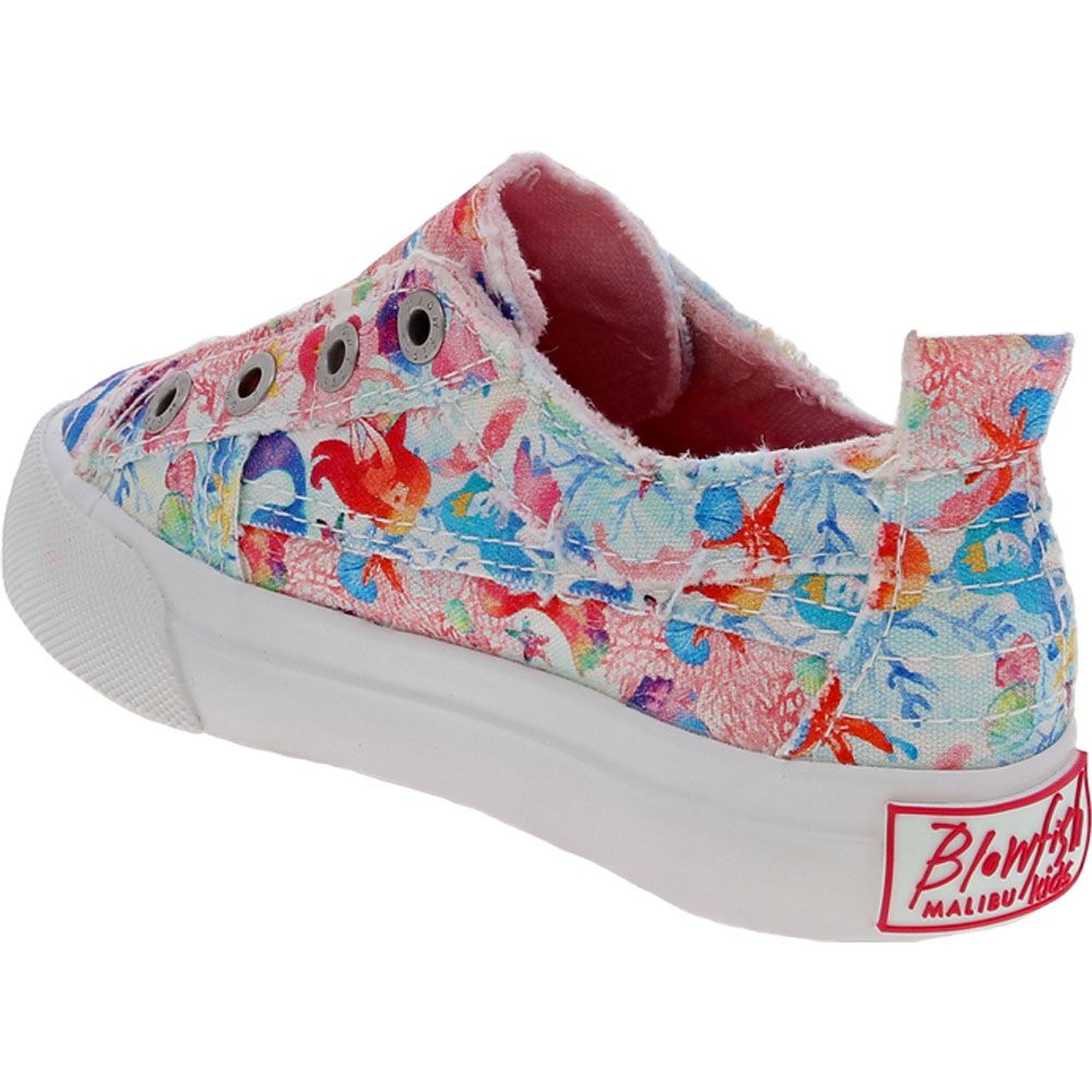 Blowfish Play T Athletic Shoes - Baby Toddler Pink Malibu Mermaid Back View