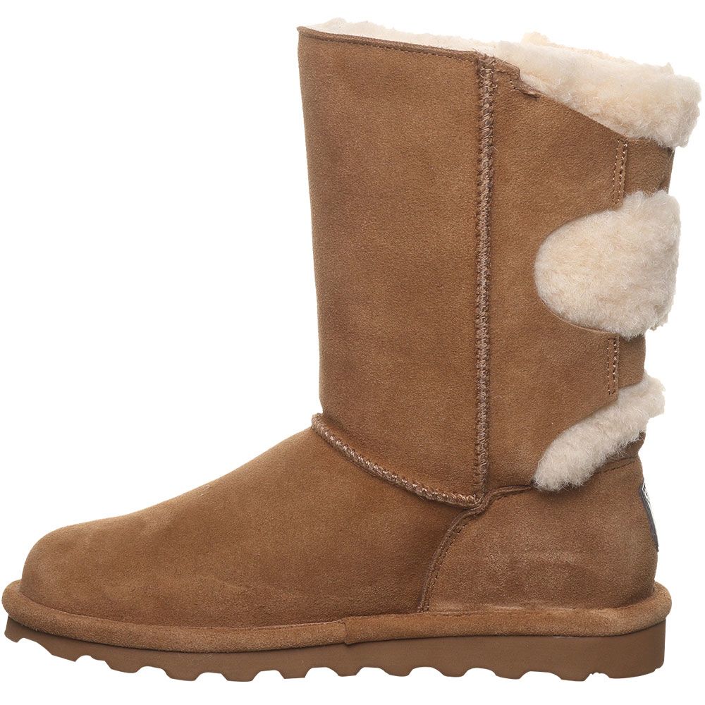 Bearpaw Eloise Winter Boots - Womens Hickory Fur Back View