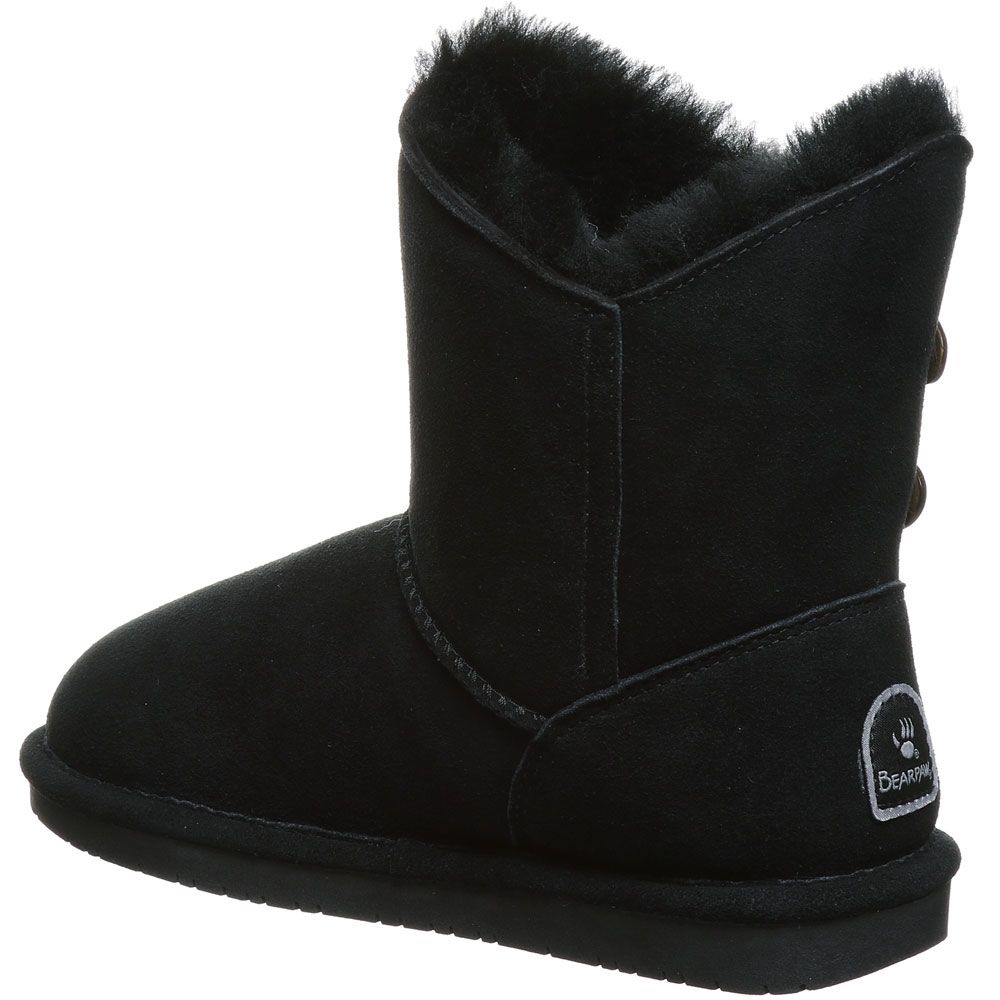 Bearpaw Rosaline Winter Boots - Womens Black Back View