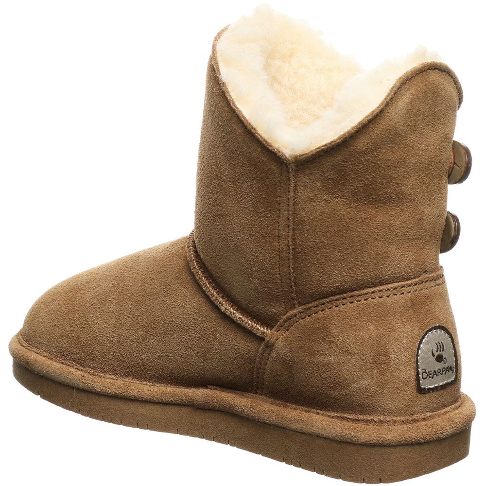 Bearpaw Rosaline Comfort Winter Boots - Girls Tan Back View