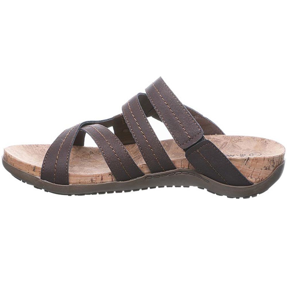 Bearpaw Kai II Sandals - Womens Dark Brown Back View