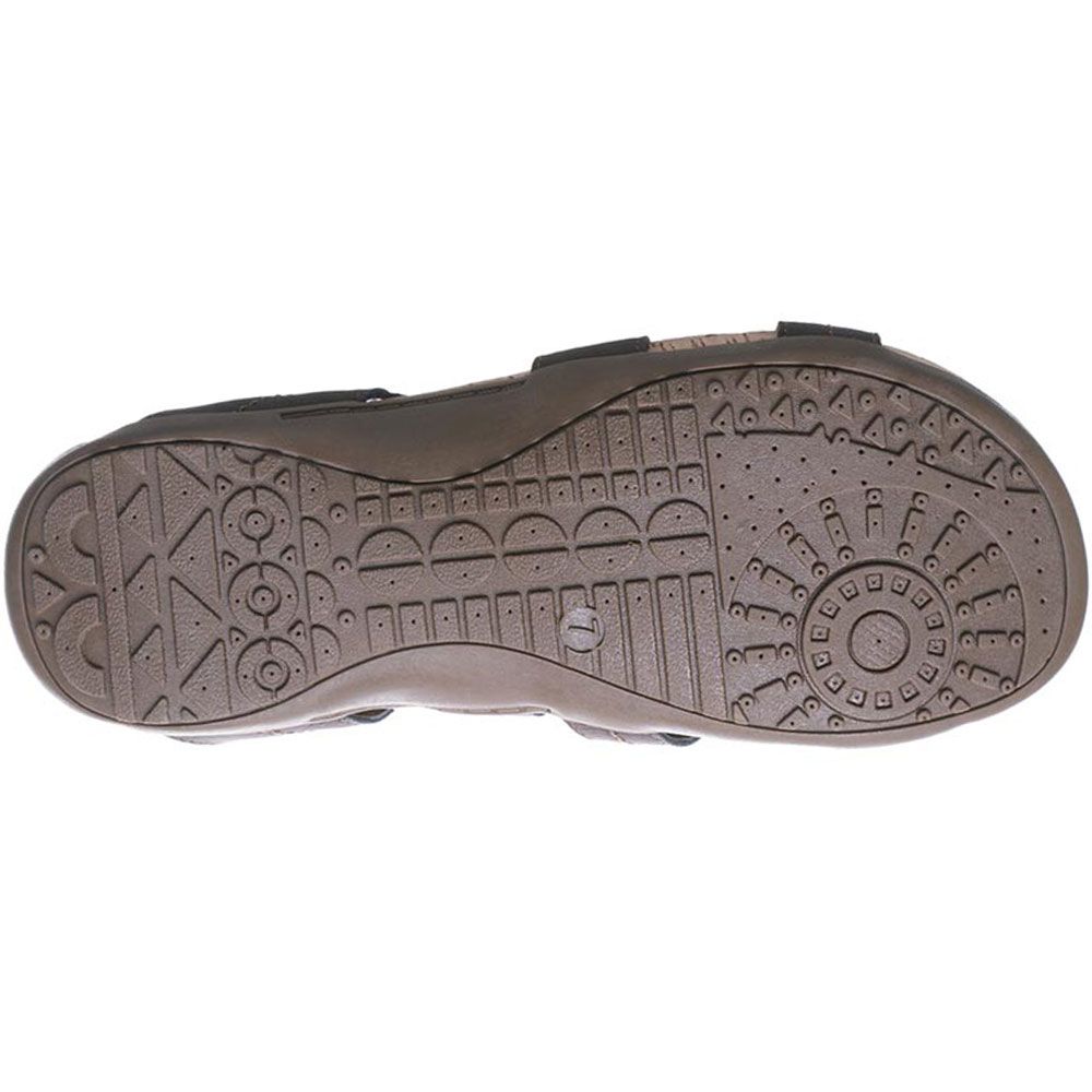 Bearpaw Kai II Sandals - Womens Dark Brown Sole View