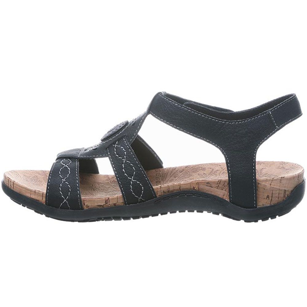 Bearpaw Ridley II Sandals - Womens Black Back View