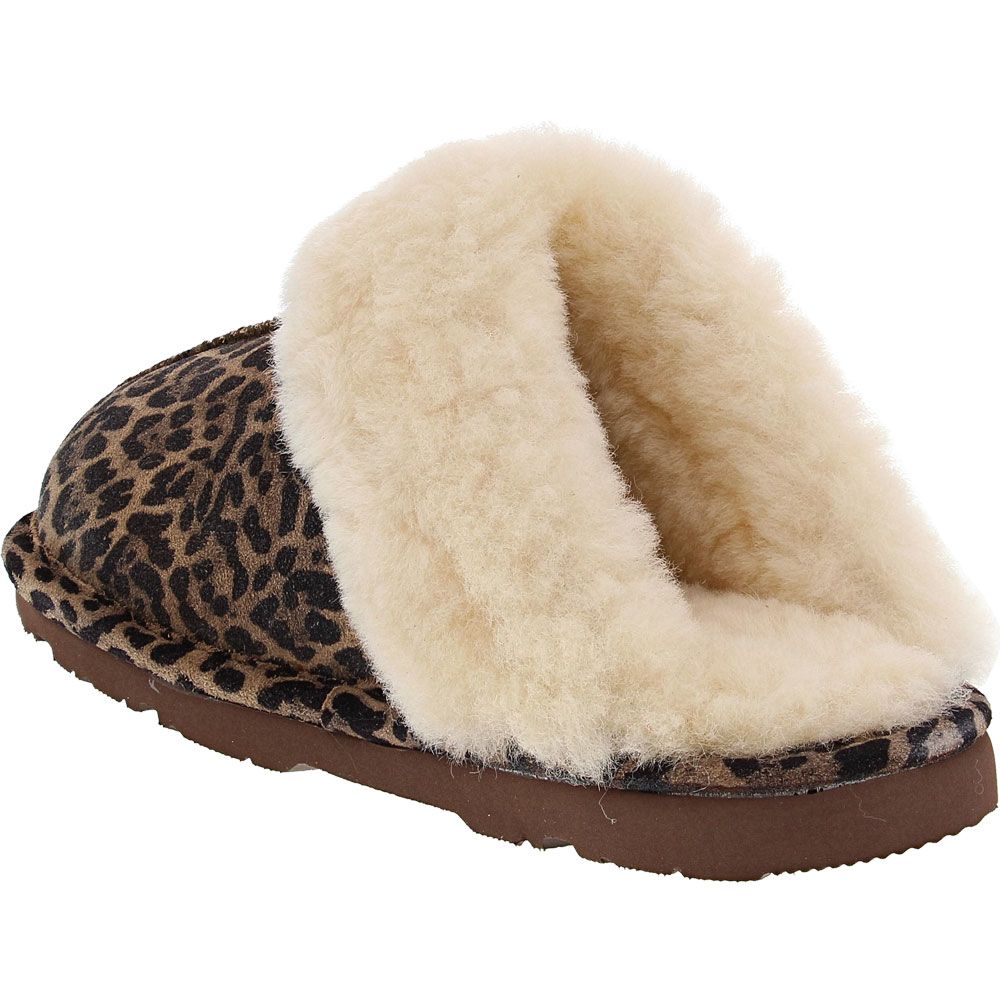 Bearpaw Loki Exotic Slippers - Womens Leopard Back View