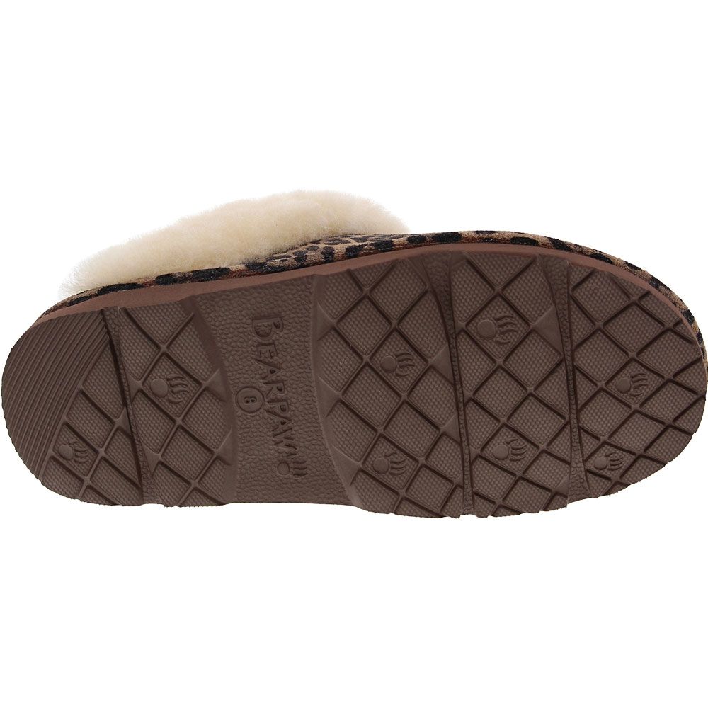 Bearpaw Loki Exotic Slippers - Womens Leopard Sole View