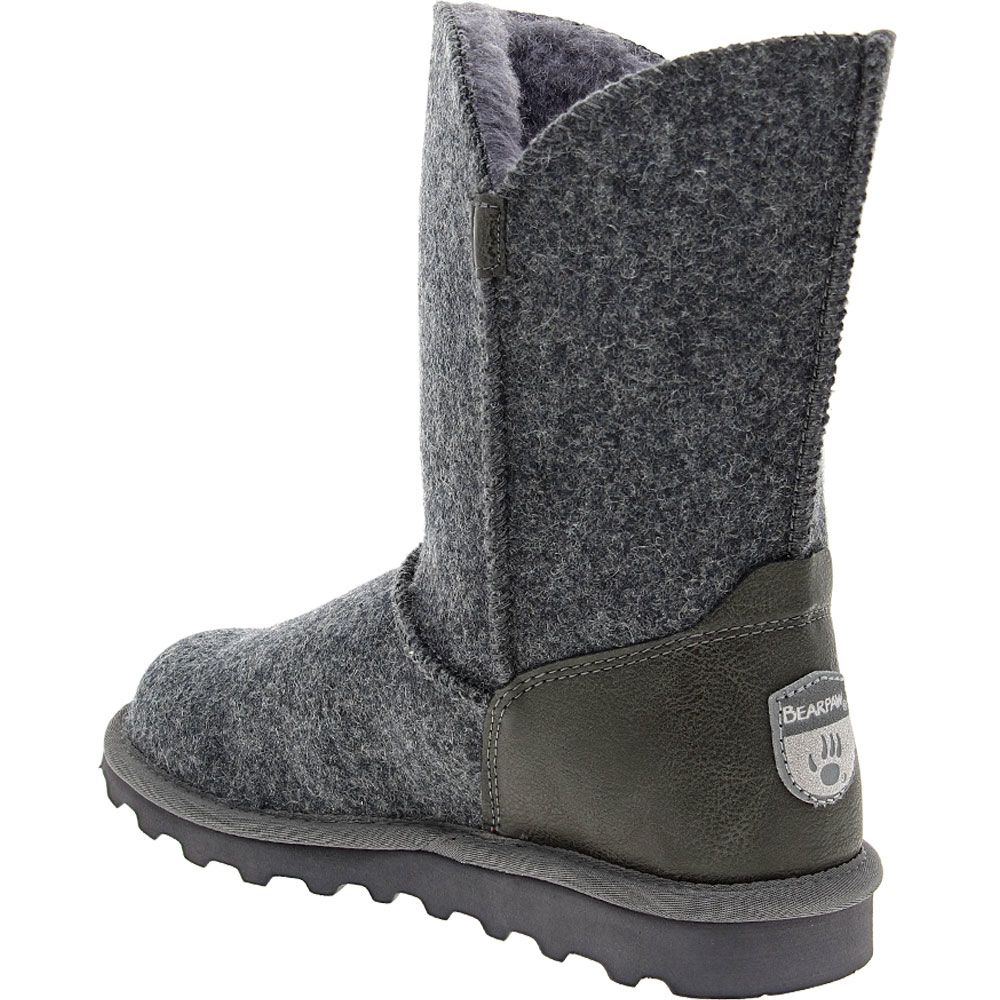 Bearpaw Irina Winter Boots - Womens Charcoal Back View