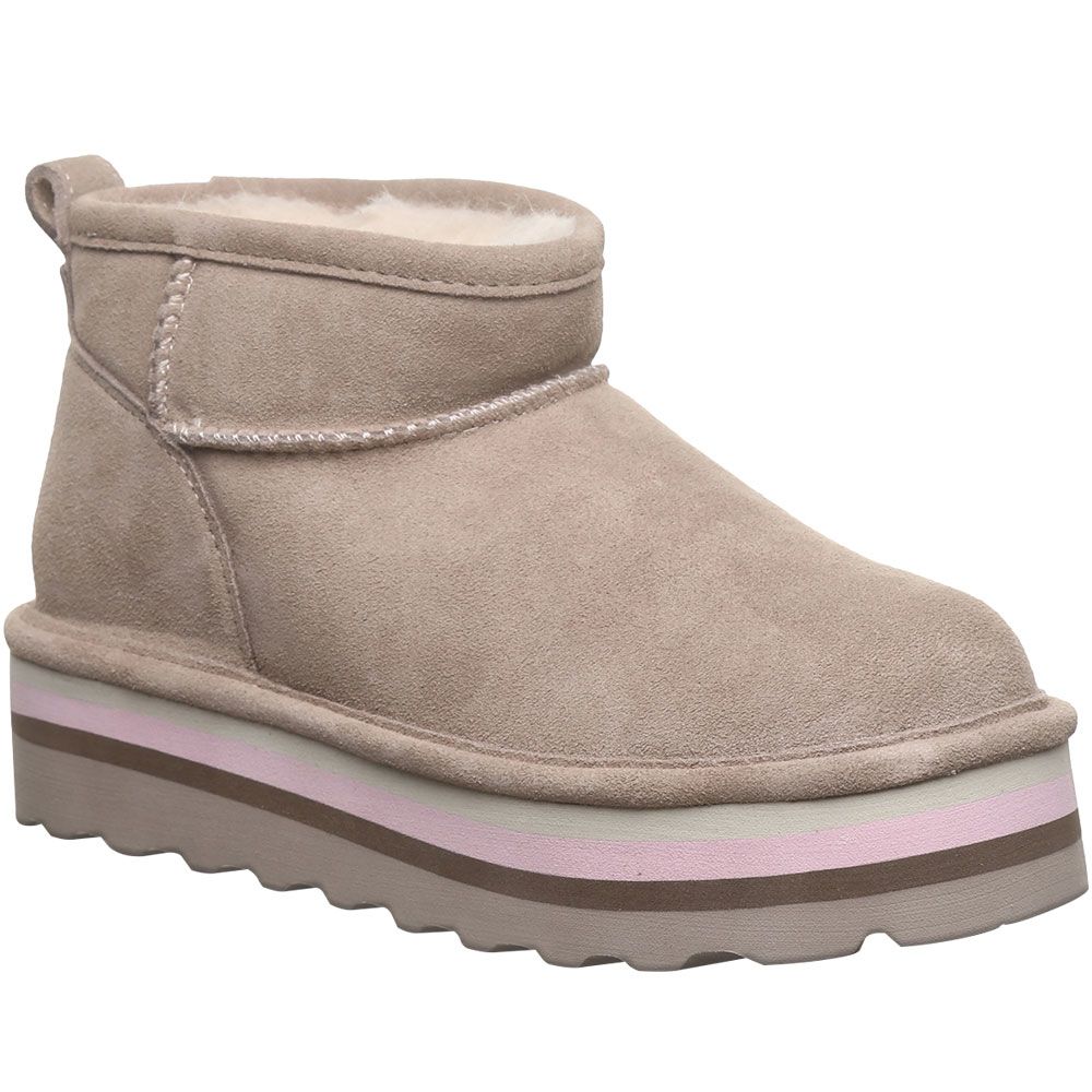 Bearpaw Retro Shorty Casual Boots - Womens Stone