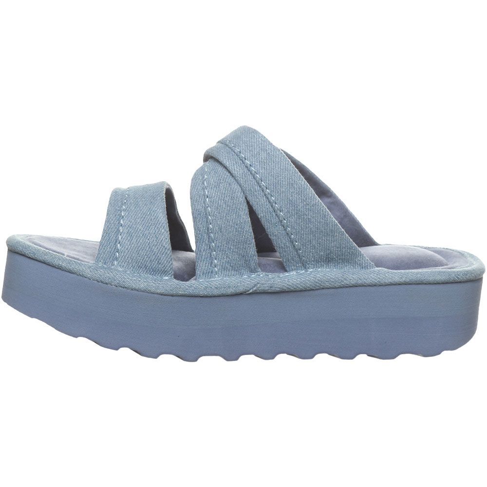 Bearpaw Altitude Sandals - Womens Denim Blue Back View