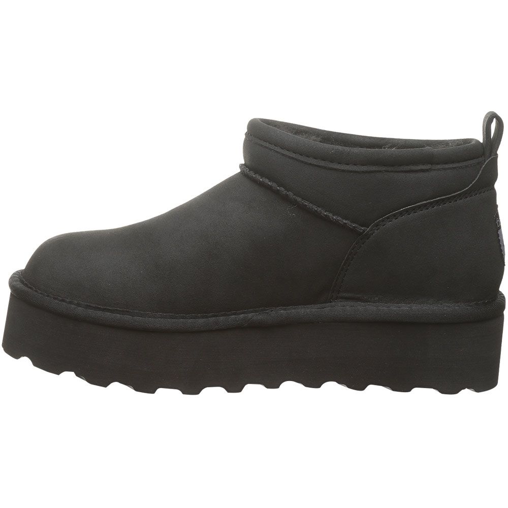 Bearpaw Retro Super Shorty Vegan Winter Boots - Womens Black Back View