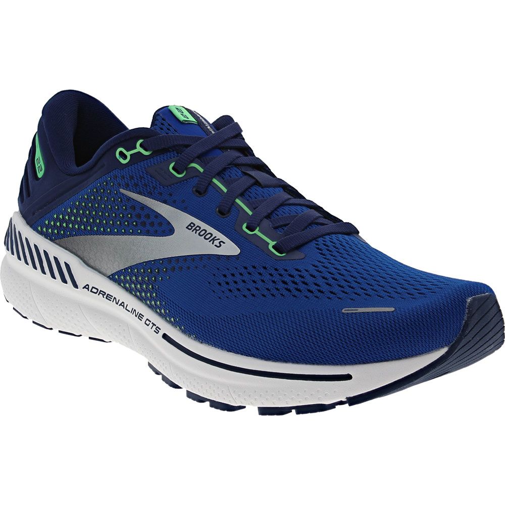 Brooks Adrenaline GTS 22 Running Shoes - Mens Surf Blue Irish Green