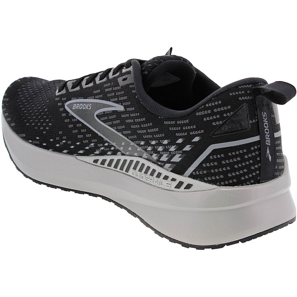 Brooks Levitate GTS 5 Running Shoes - Mens Black Ebony Back View