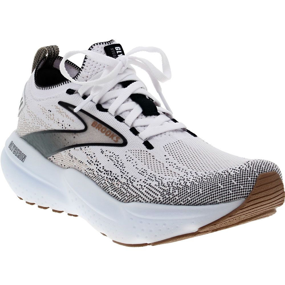 Brooks Glycerin Stealthfit21 Running Shoes - Womens White Grey Black