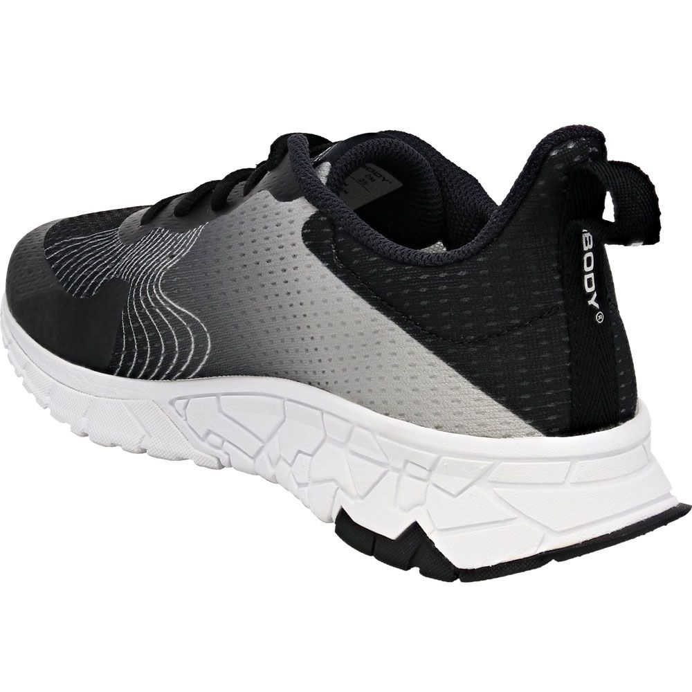 Beachbody Scorpion Glaze Training Shoes - Womens Black Grey Back View