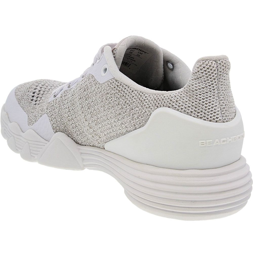 Beachbody Spur Aquila Womens Training Shoes White Grey Back View