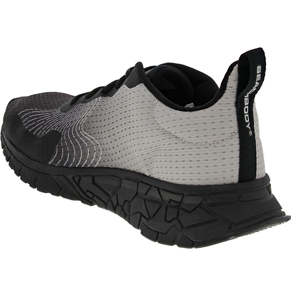 Beachbody Glaze Scorpion Womens Training Shoes Black White Back View