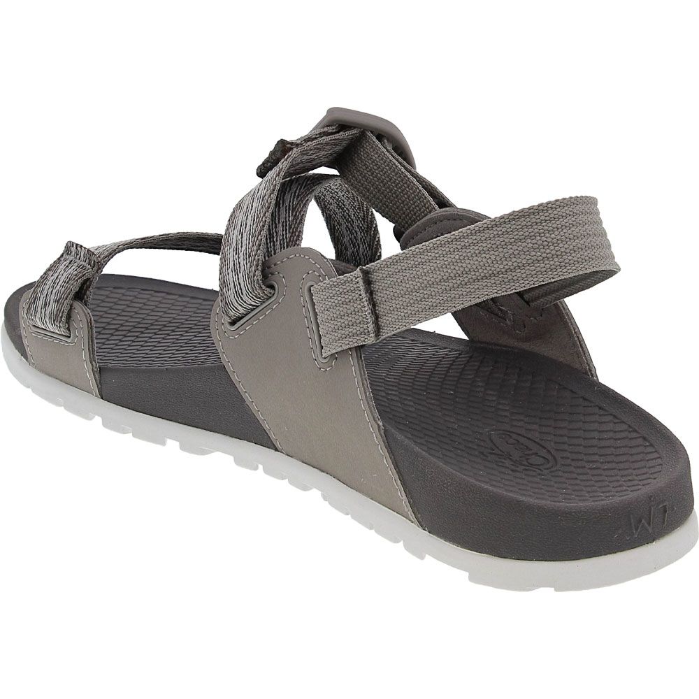 Chaco Low Down Outdoor Sandals - Womens Pully Gray Back View