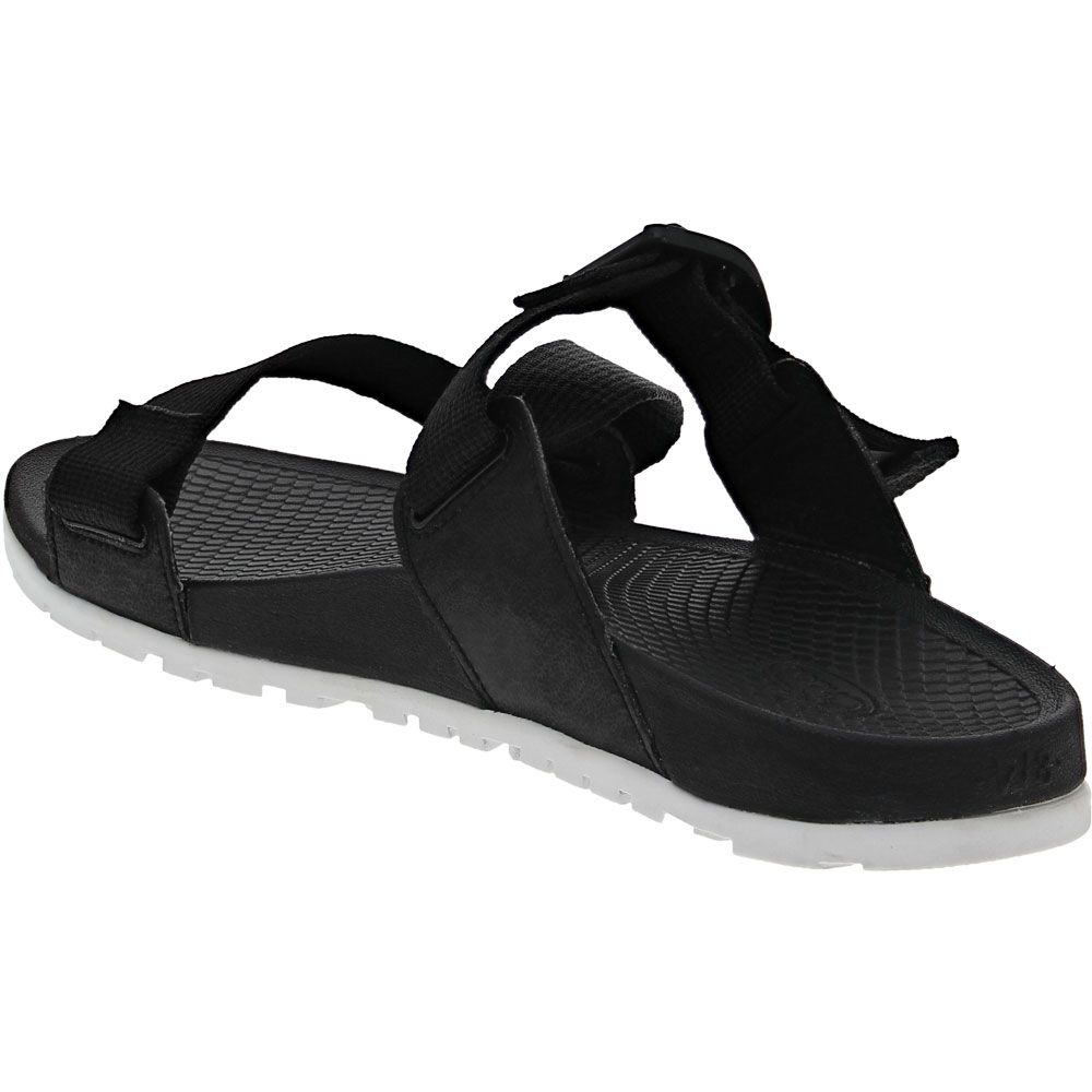 Chaco Lowdown Womens Slide Sandal Black Back View