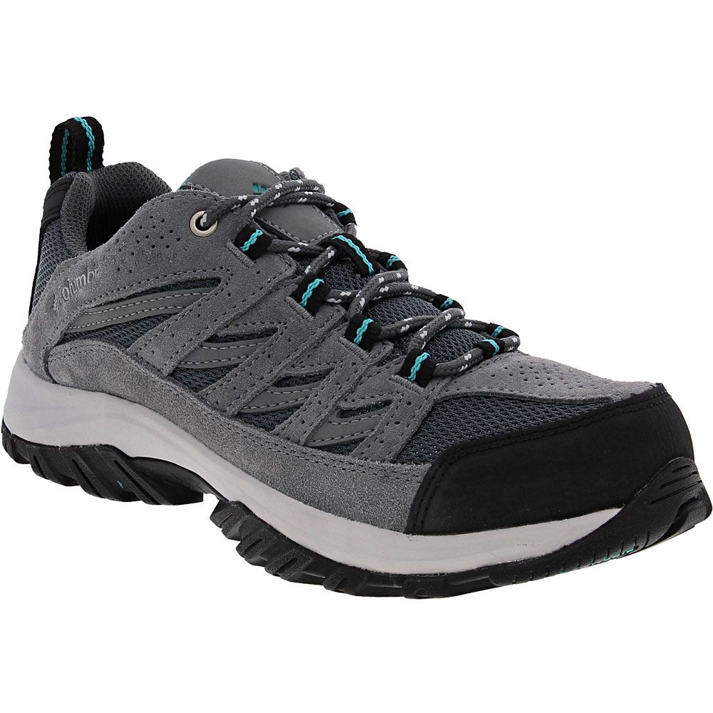 Columbia Crestwood Hiking Shoes - Womens Granite Pacific Rim