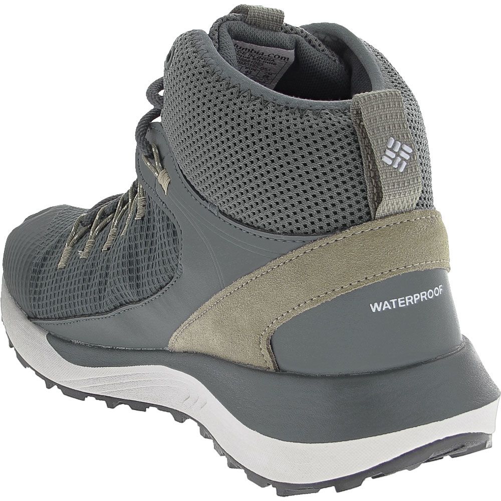 Columbia Trailstorm Mid H2O Hiking Boots - Mens Grey Back View