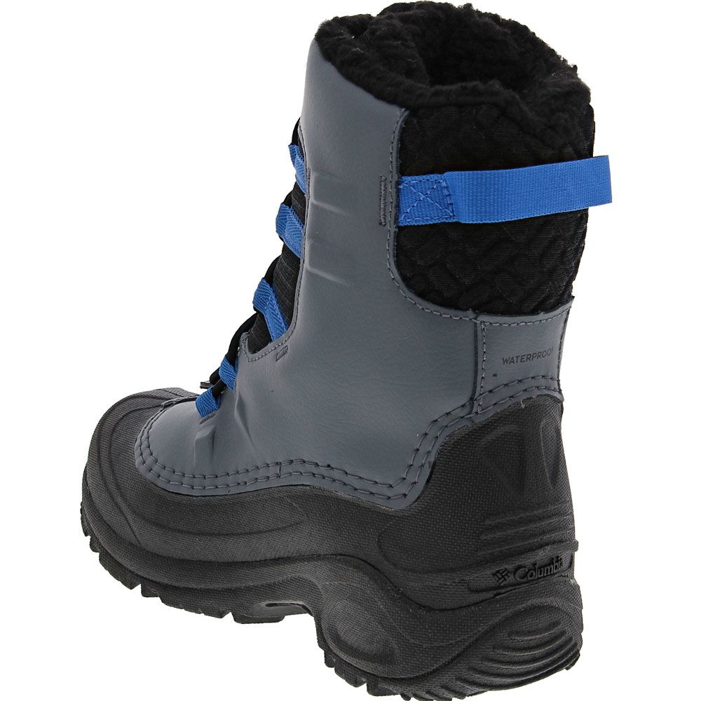 Columbia Bugaboot Celsius Winter Boots - Boys | Girls Shark Bright Indigo Back View