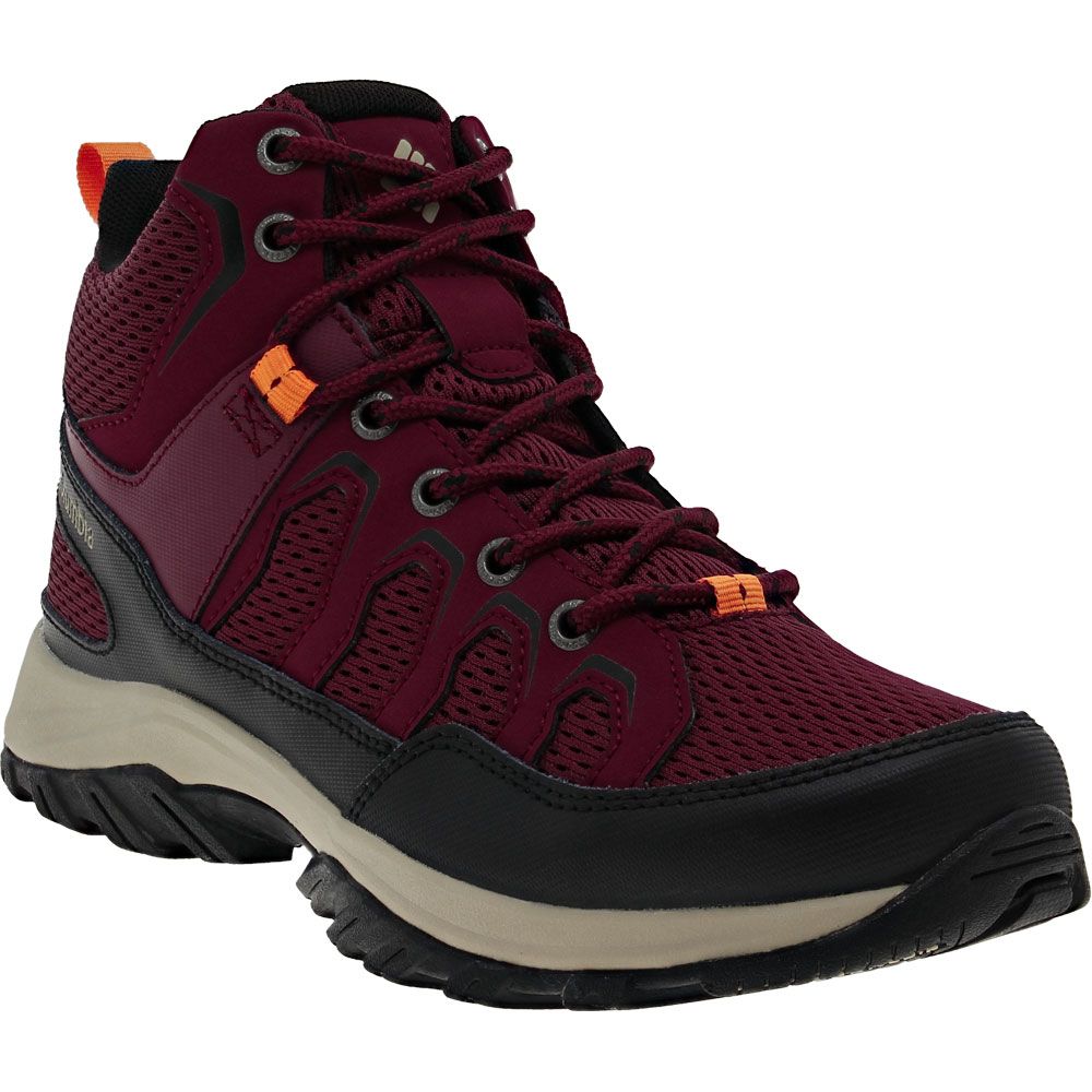 Columbia Granite Trail Mid Wp Hiking Boots - Womens Burgundy