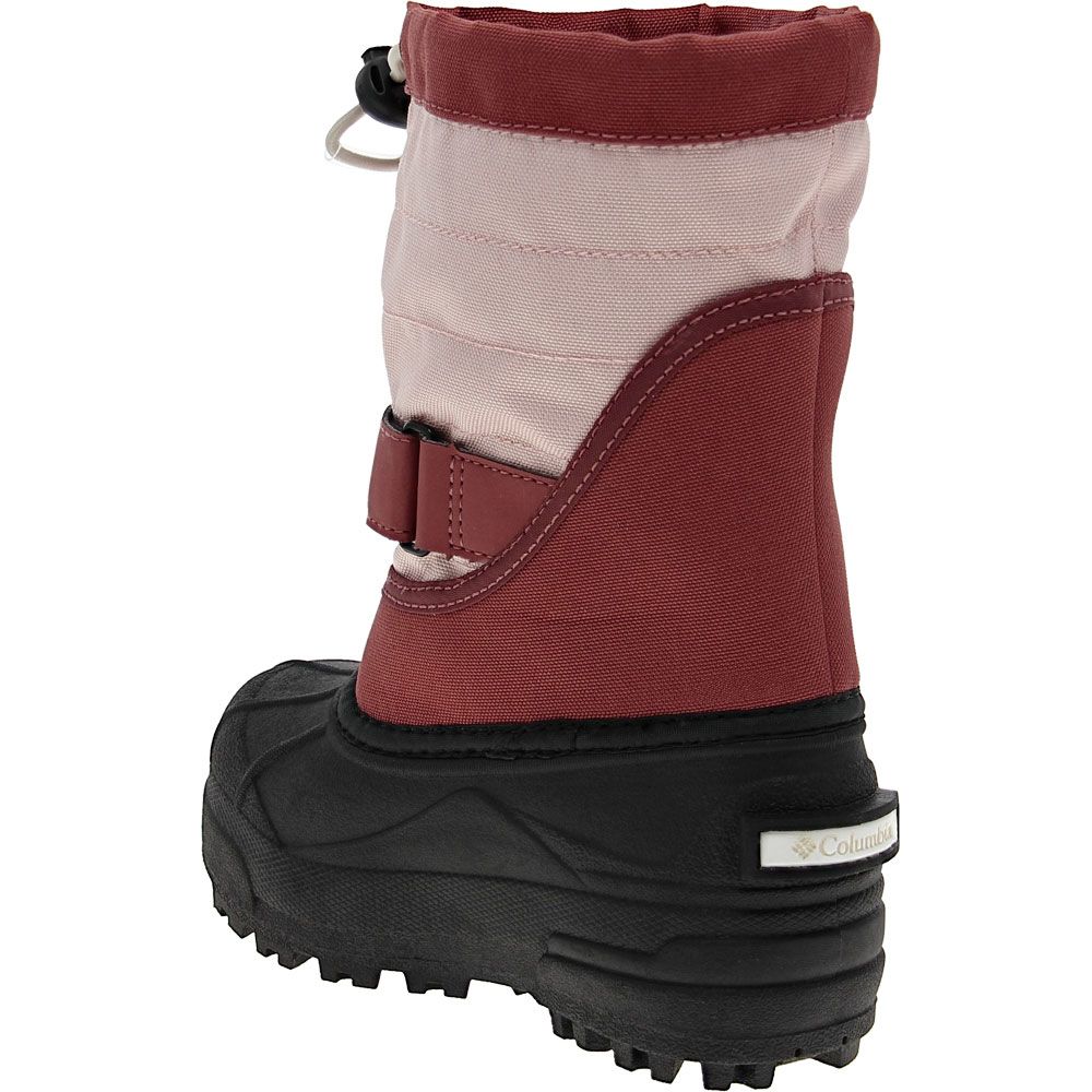 Columbia Powderbug Plus 2 Yth Winter Boots - Boys | Girls Pink Back View