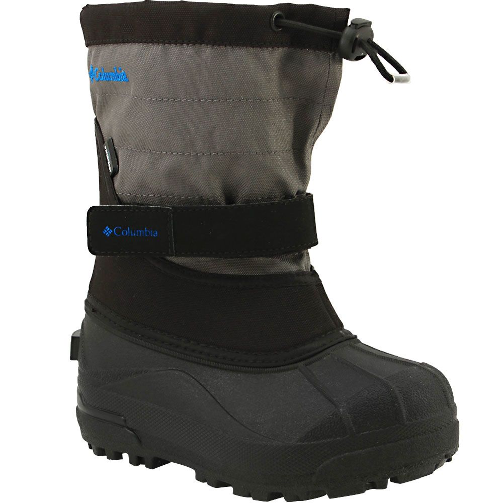 Columbia Sportswear Powderbug Plus II Jr Boots - Boys | Girls Black Grey