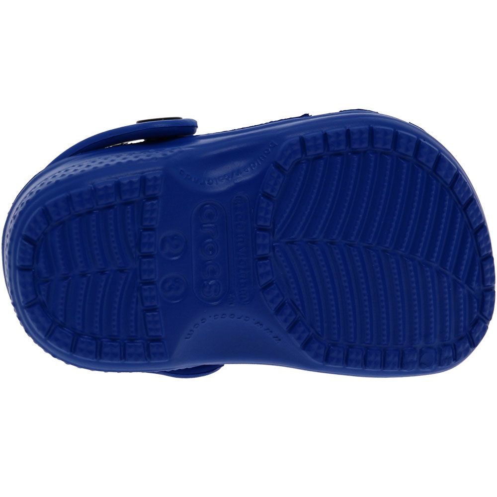 Crocs Crocs Littles Sandals - Baby Toddler Blue Bolt Sole View