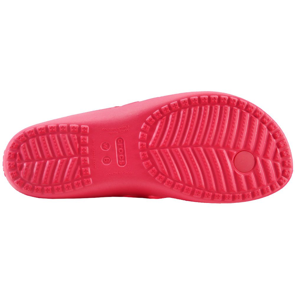 Crocs Kadee Flip Flop 2 Flip Flops - Womens Paradise Pink Sole View