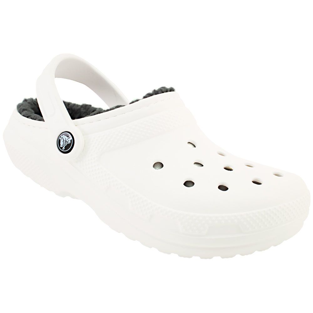 Crocs Classic Lined Clog Water Sandals - Mens White Grey
