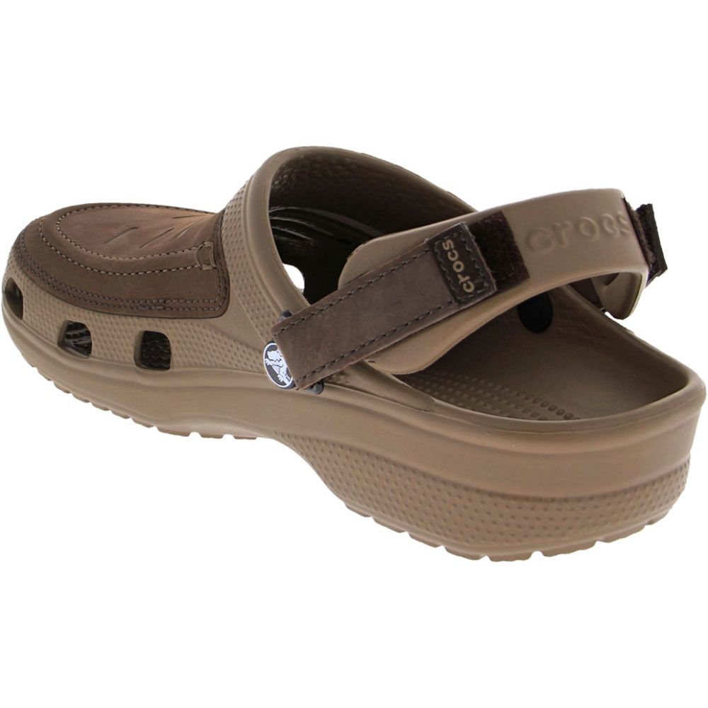 Crocs Yukon Vista Clog Water Sandals - Mens Brown Back View