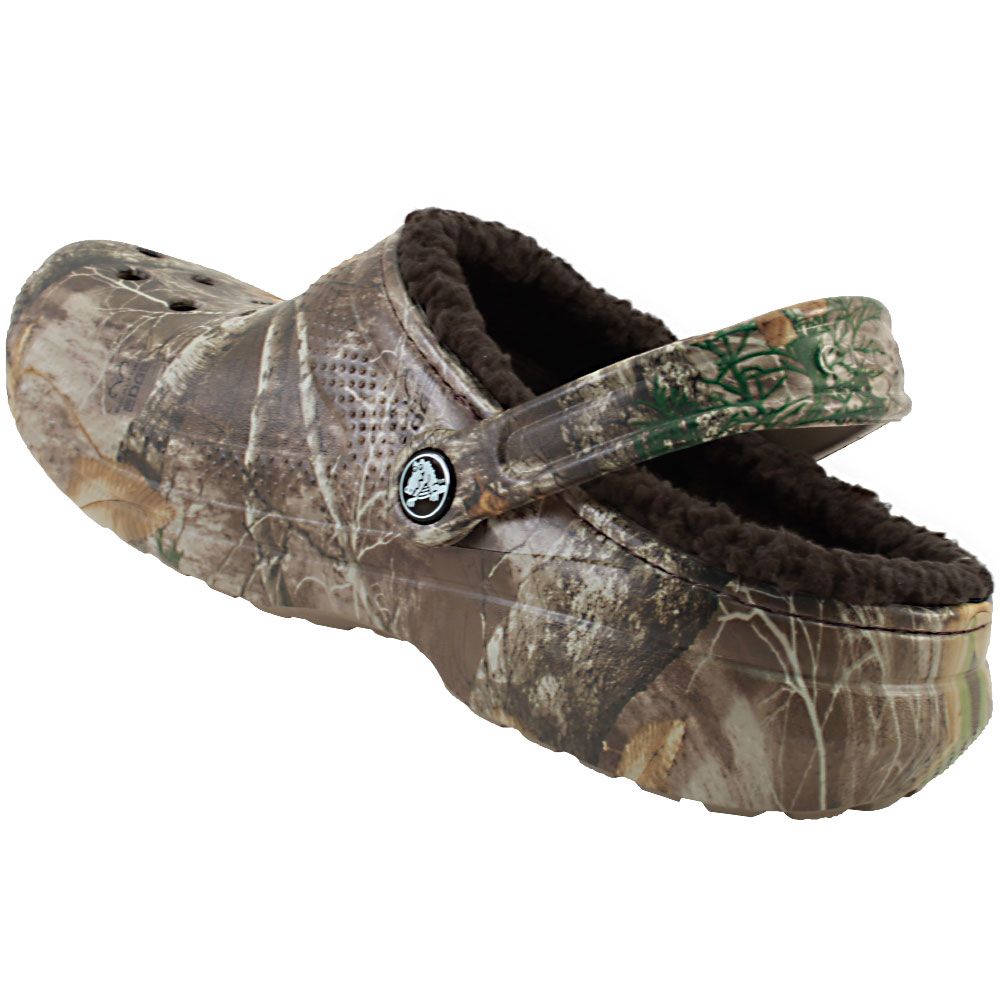 Crocs Classic Lined Realtree Water Sandals - Mens Camouflage Back View