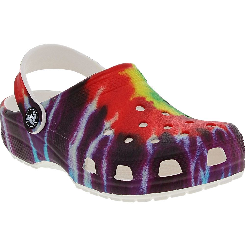 Crocs Classic Tie Dye Graphic Water Sandals - Girls Multi Tie Dye