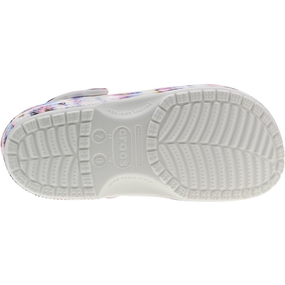Crocs Classic Tie Dye Graphi Water Sandals - Mens Multi 4 Sole View