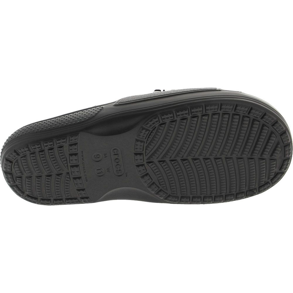 Crocs Classic Crocs Slide Slide Sandals - Mens Black Sole View