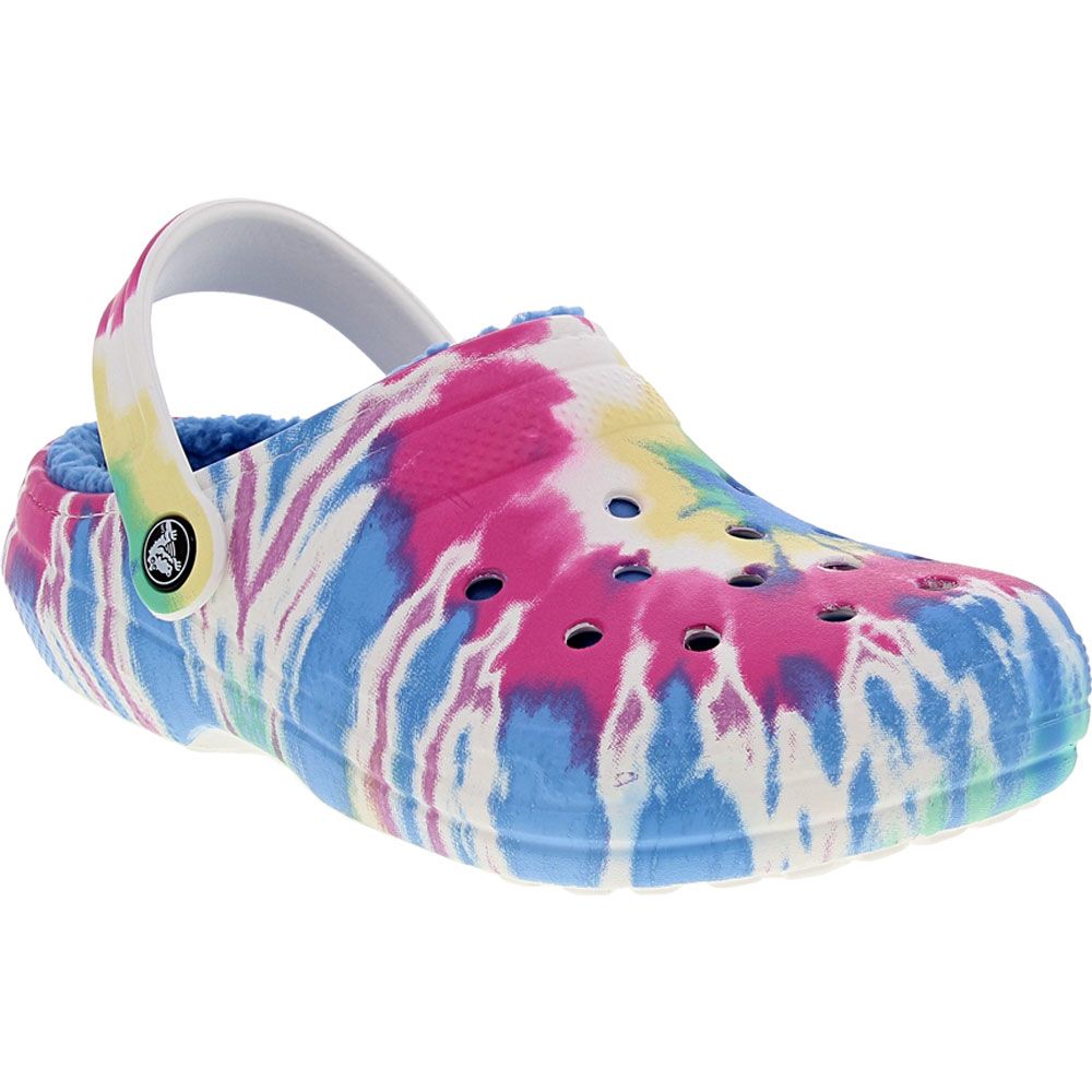 Crocs Classic Lined Tie Dye Water Sandals - Mens Blue Multi