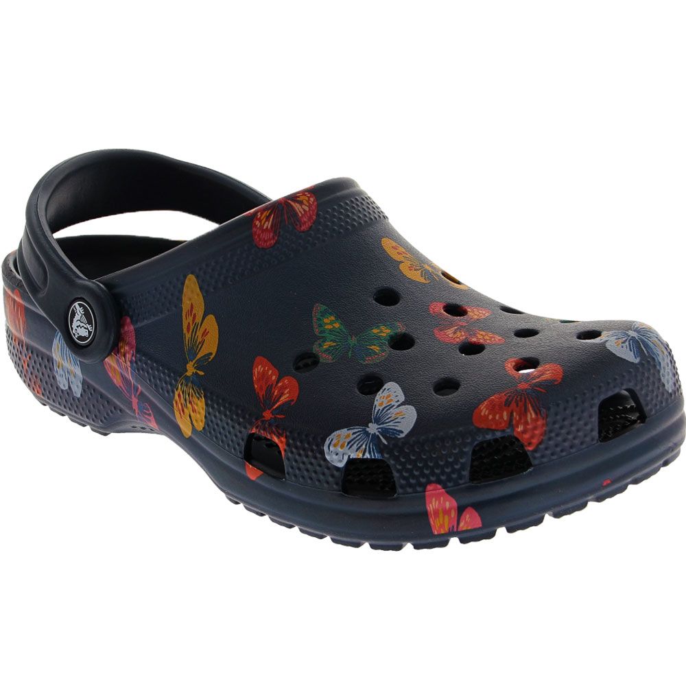 Crocs Classic Vacay Vibes Water Sandals - Mens Multi Butterfly Navy